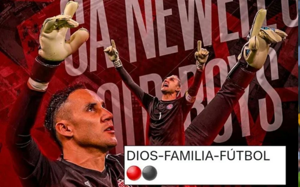 Emotivo mensaje de Keylor Navas al unirse a Newell's: 'Dios, familia y fútbol'